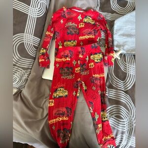Disney Red Cars Kids Footie Pajamas